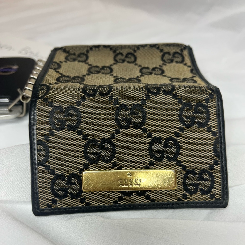Gucci Gg Pattern Keyring Case Authentic Preowned - image 4
